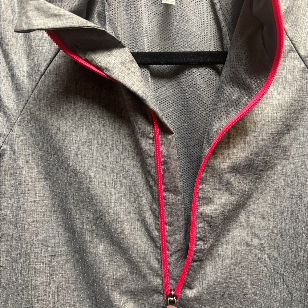 Fabletics Gray Lightweight Mesh-Lined Pullover - image 3